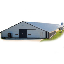 China low cost prefabricated steel structure egg layer chicken poultry farm shed house